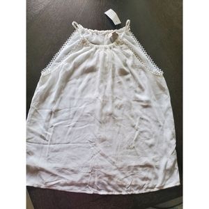 White XS Blouse Loft Outlet